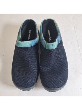 Merrel Womens Slip On Mesh shoes Black size 9